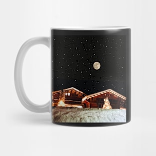 Swiss Winter Chalet Mug